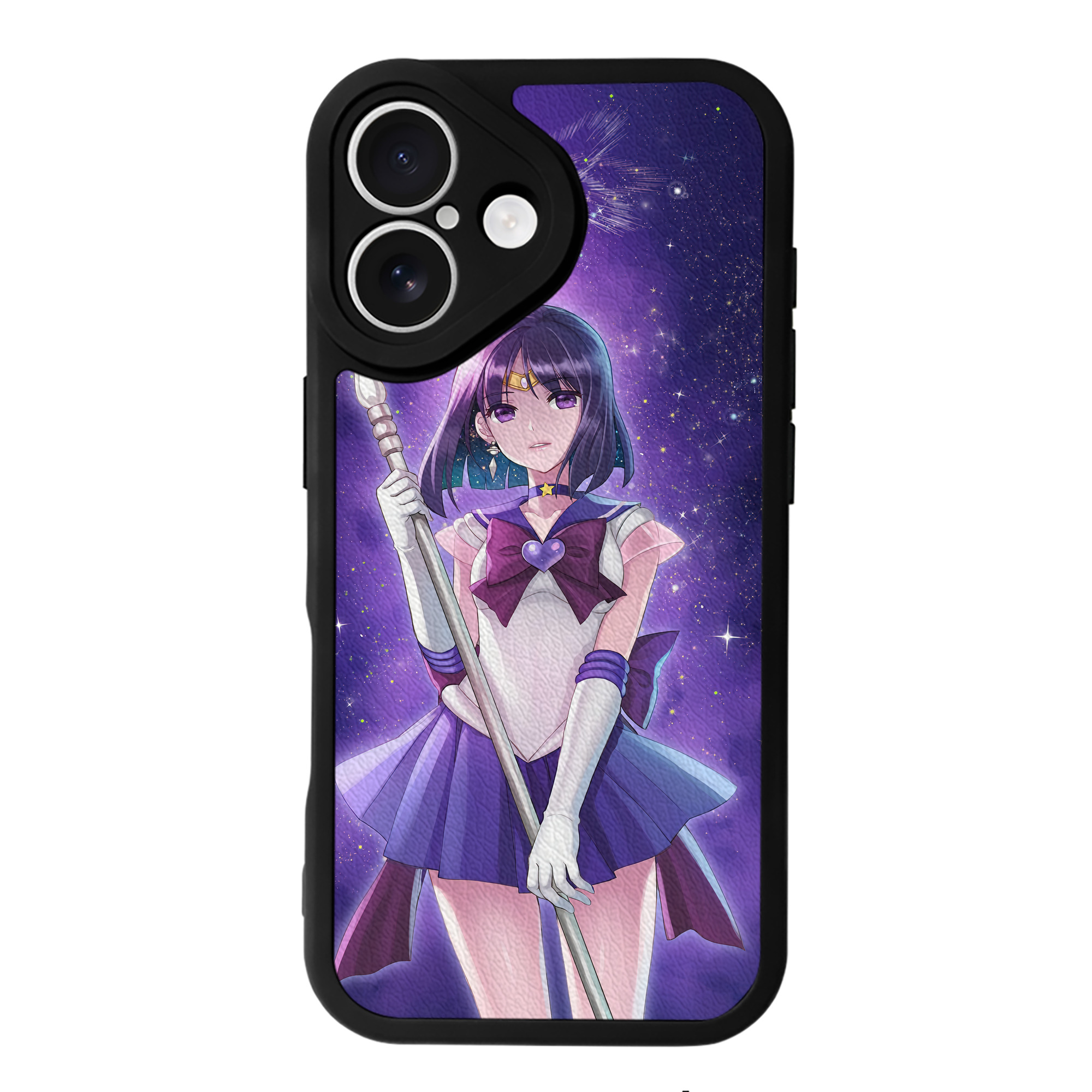 （画像用） 美少女戦士セーラームーン Sailor Moon 【iPhone 16シリーズ対応】シリコンスマホケース（レザー調） 材質：シリコン